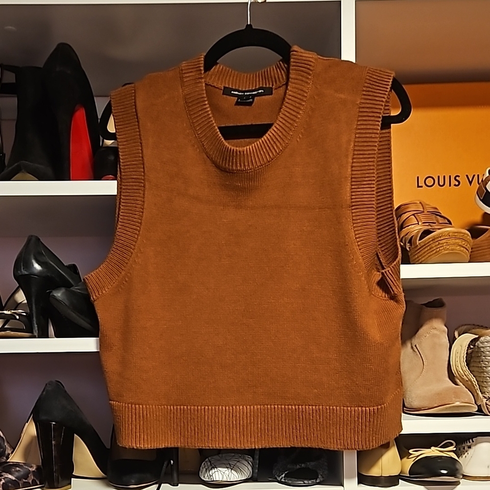 NWoT French Connection Brown Crew Neck Sweater